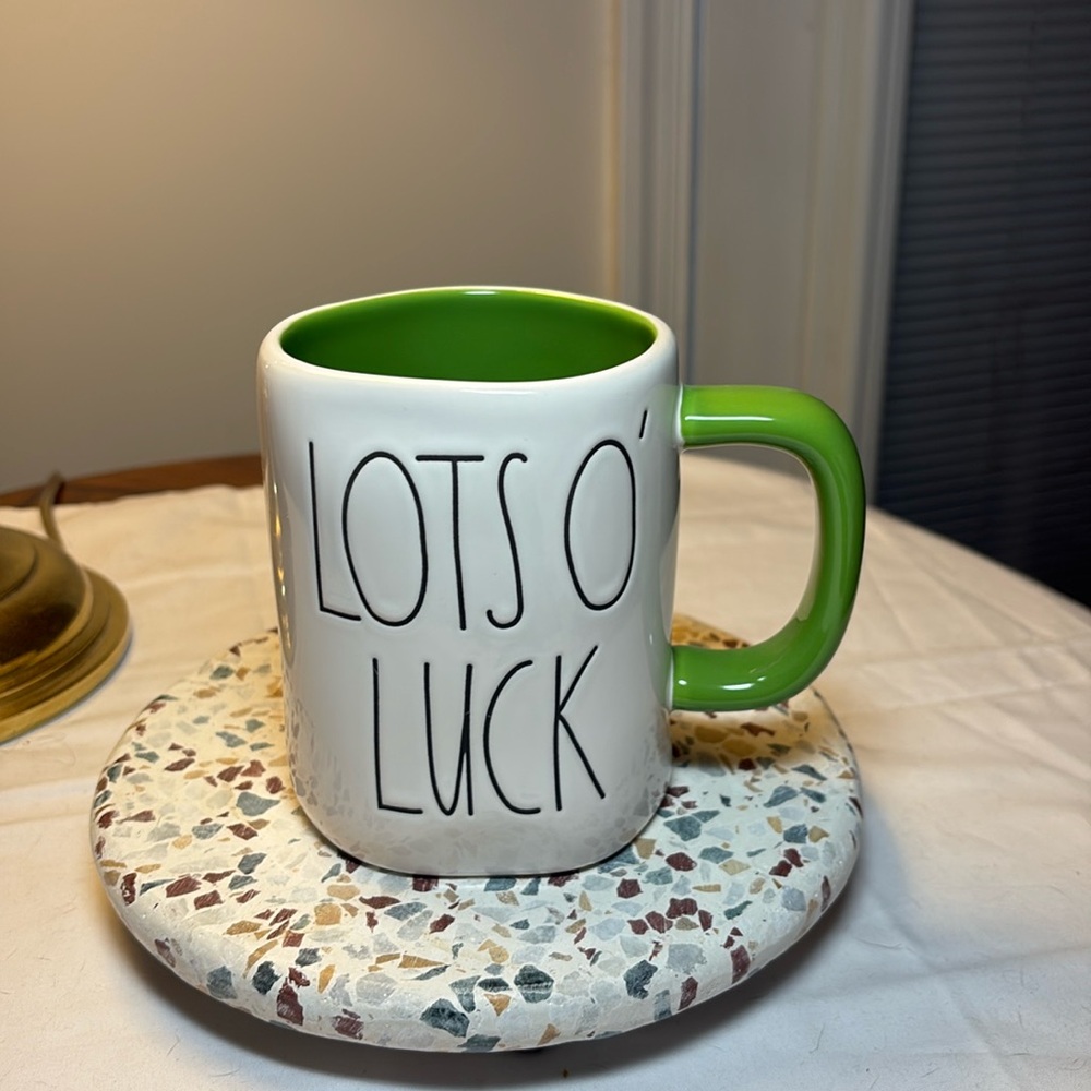 Rae Dunn Lots O’ Luck coffee/tea mug